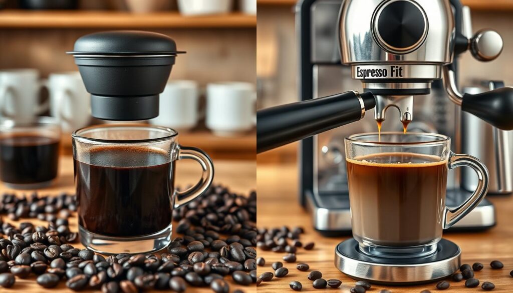 Coffee and Espresso Brewing Comparison Coffee and Espresso Brewing Comparison