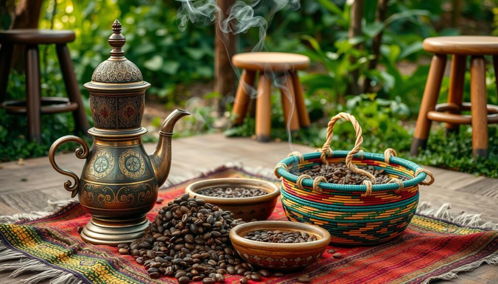 Ethiopian coffee ceremony Ethiopian coffee ceremony
