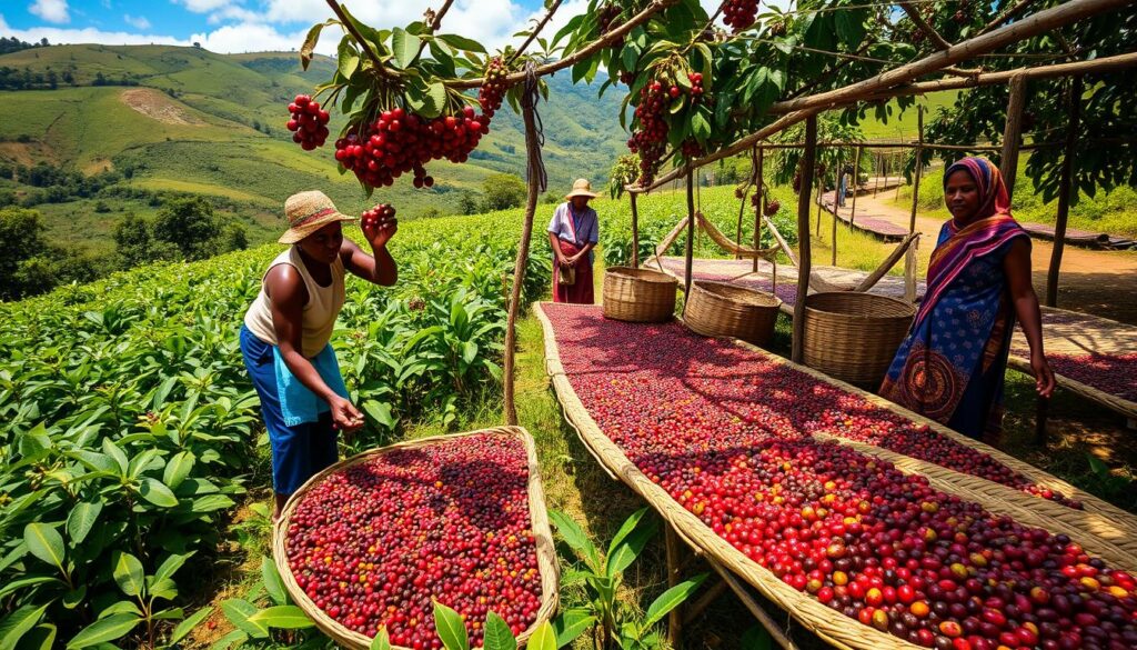 Ethiopian coffee processing Ethiopian coffee processing