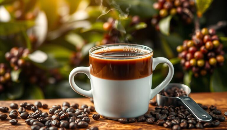 How much caffeine in Robusta coffee