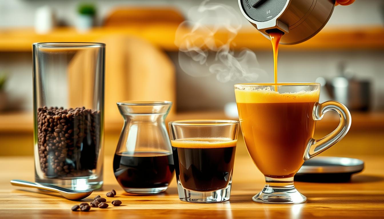 How to make a shot of espresso with instant coffee