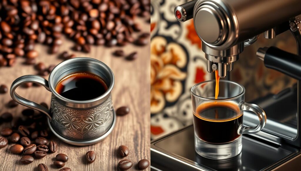 Turkish Coffee and Espresso Comparison Turkish Coffee and Espresso Comparison