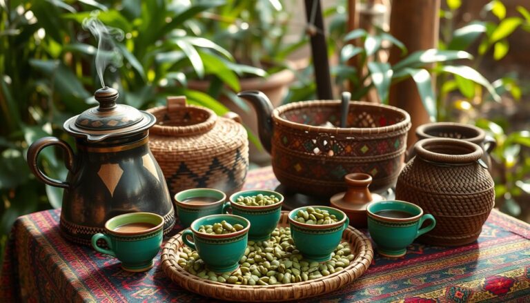 What is the Ethiopian coffee ceremony called