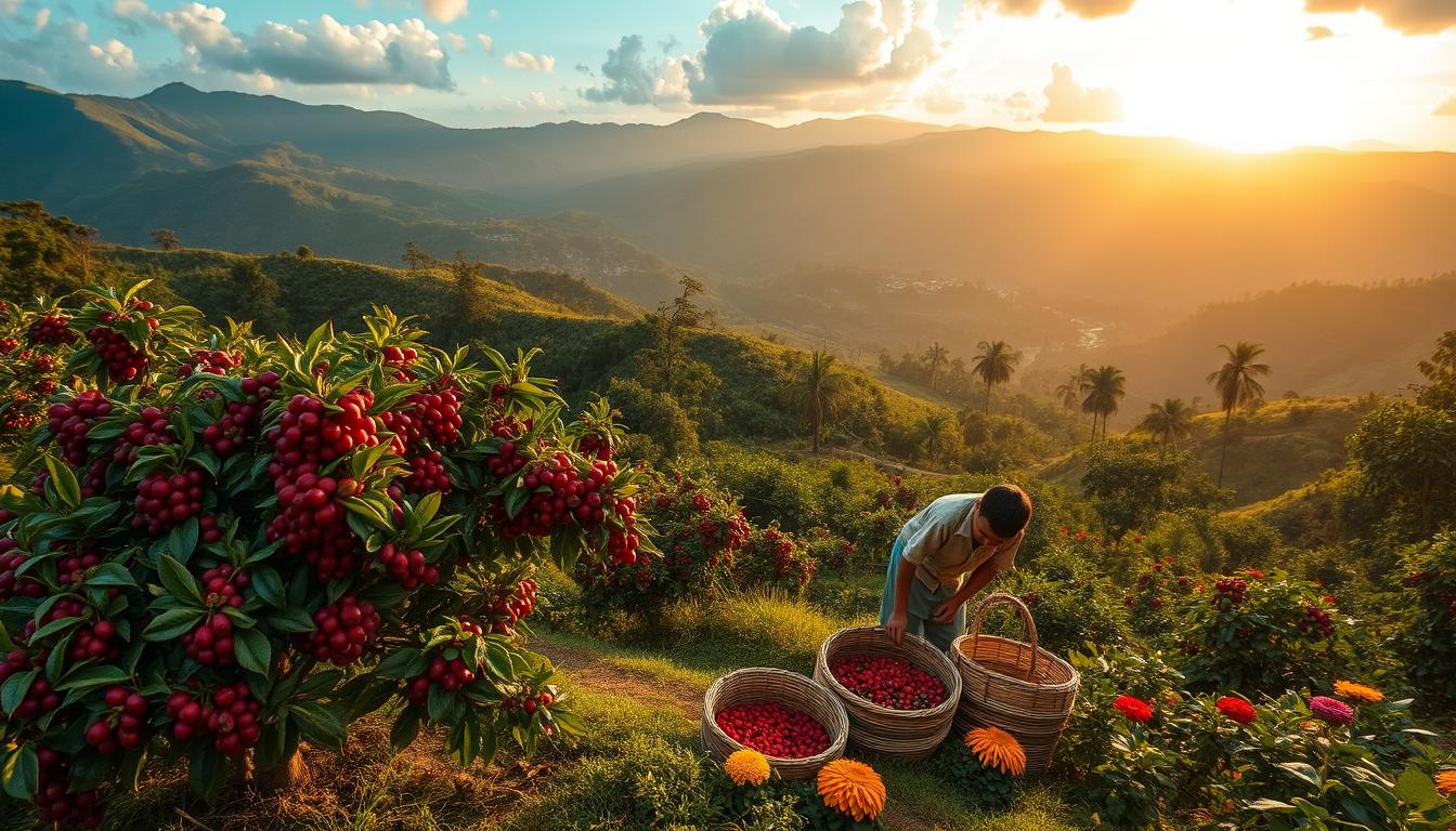 Where is Ethiopian coffee grown