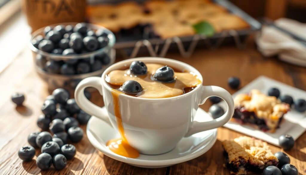 blueberry dessert coffee blueberry dessert coffee