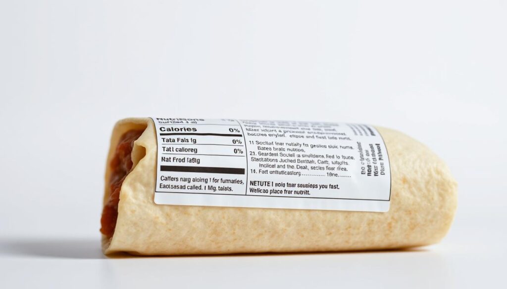 A high-quality, meticulously designed nutrition label for a "McDonald's Sausage Burrito", set against a clean, minimalist background. The label is prominently displayed, with clear and legible text outlining the burrito's calorie count, macronutrient breakdown, and other key nutritional information. The label is rendered with a crisp, professional appearance, using a neutral color palette and clean typography to convey the details in an organized, easy-to-read format. Subtle highlights and shadows add depth and dimension, while the overall composition is balanced and visually appealing, creating an informative and visually engaging image that effectively showcases the nutrition facts for this menu item. A high-quality, meticulously designed nutrition label for a "McDonald's Sausage Burrito", set against a clean, minimalist background. The label is prominently displayed, with clear and legible text outlining the burrito's calorie count, macronutrient breakdown, and other key nutritional information. The label is rendered with a crisp, professional appearance, using a neutral color palette and clean typography to convey the details in an organized, easy-to-read format. Subtle highlights and shadows add depth and dimension, while the overall composition is balanced and visually appealing, creating an informative and visually engaging image that effectively showcases the nutrition facts for this menu item.