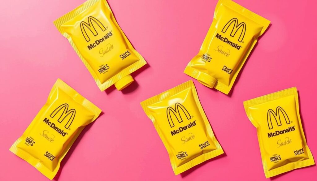 Image of McDonald's Honey Mustard sauce packets
