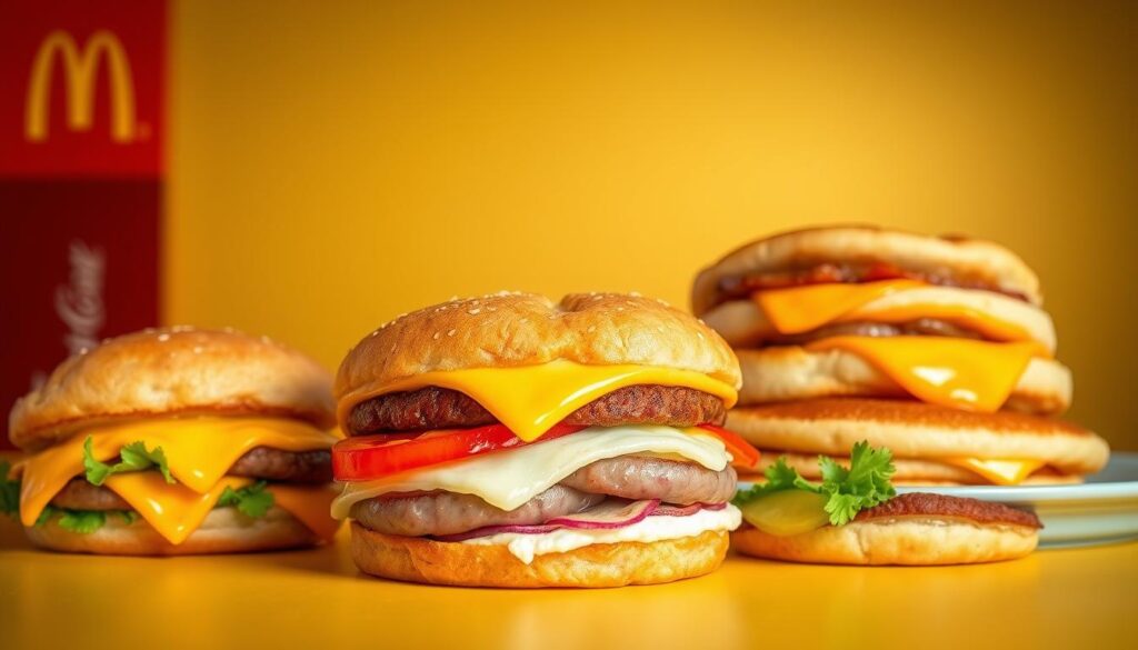 Image of McDonald's breakfast sandwiches Image of McDonald's breakfast sandwiches