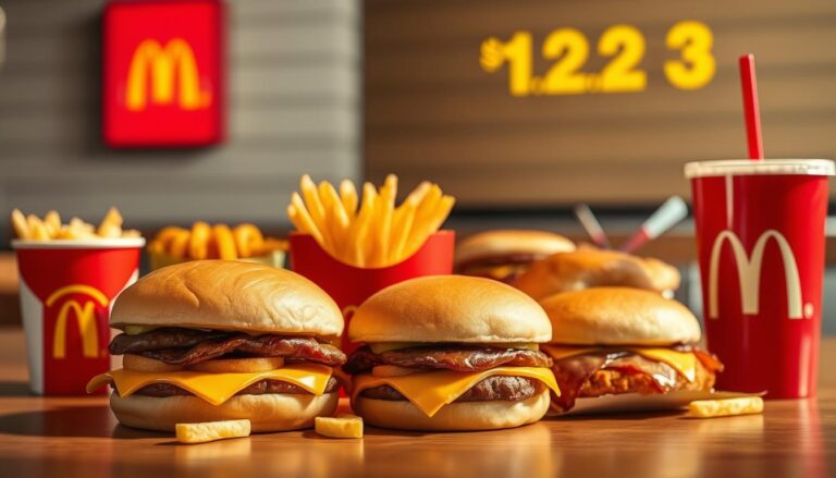 McDonald's $1 $2 $3 menu with prices
