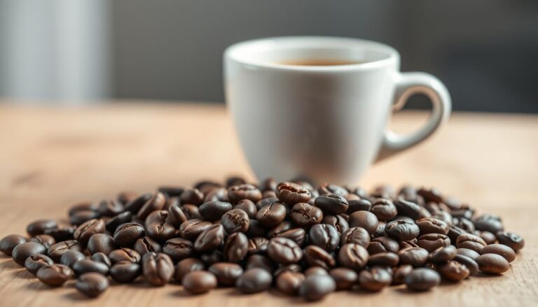 Various espresso beans with different roast levels from light to dark