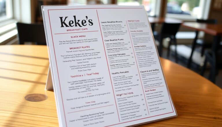 keke's breakfast cafe hendersonville menu
